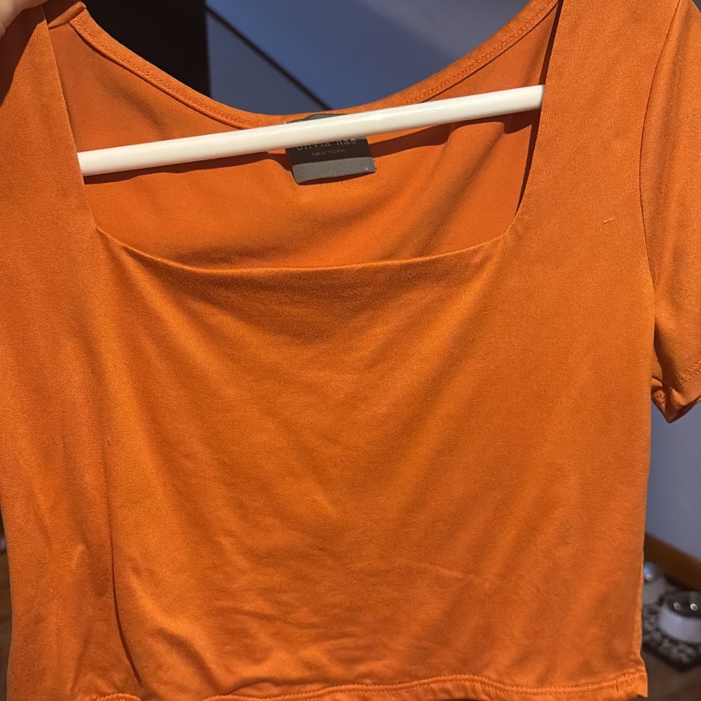 T.J.Maxx Orange Crop Top